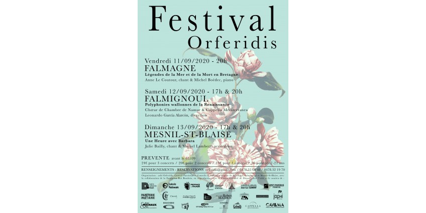 Festival Orferidis 2020 Festival Orferidis 2020