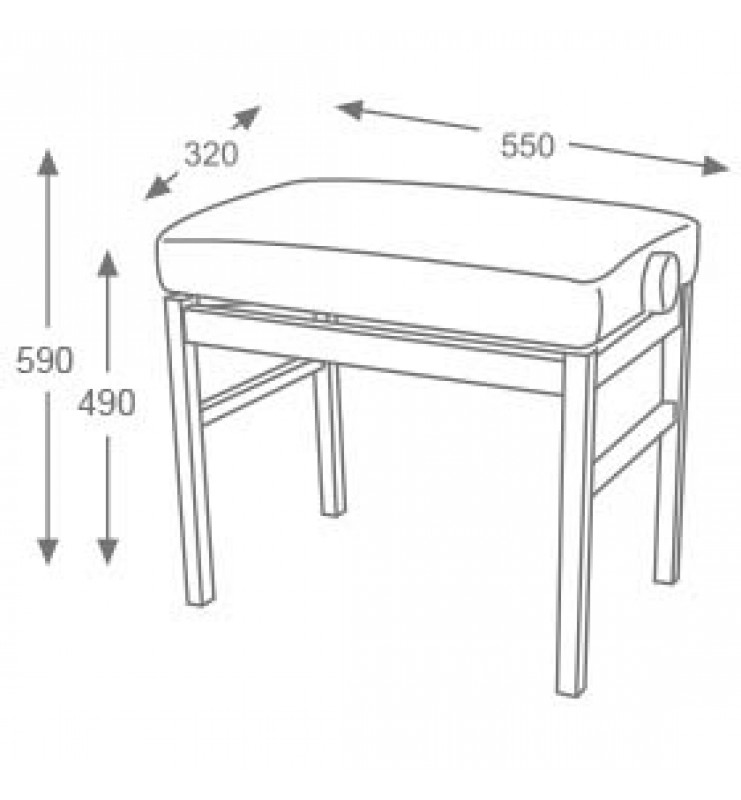 BANQUETTE PIANO BM 21 HIDRAU MODEL