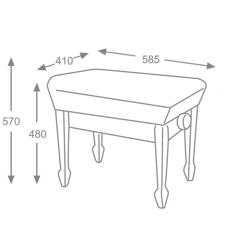 Banquette de concert hidrau-model X10 - FRANCE PIANOS