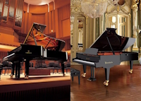 les 2 pianos enregistrés Yamaha CFx et Bösendorfer Imperial
